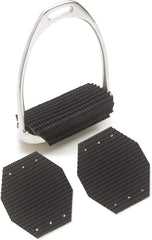 Almohadillas Millennium Super Comfort envolventes para estribos, negro, mejor estabilidad y durabilidad.