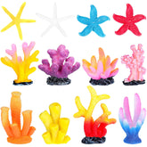 Mimorou conjunto de 12 corales falsos para acuario decoran con realismo