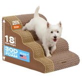 Escalera para perros Miorun 4 pasos, acceso seguro a la cama.