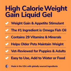 Miracle Vet aceite omega-3 de pescado para piel y pelaje saludables.