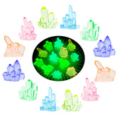 MIUPOO Cristales luminiscentes para acuario brillando en la pecera