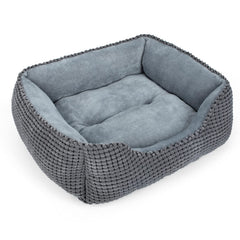 La cama MIXJOY gris rectangular general ideal para descanso cómodo en casa