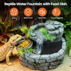 MIXJOY cascada-natural-terrario: diseño realista que invita a explorar.
