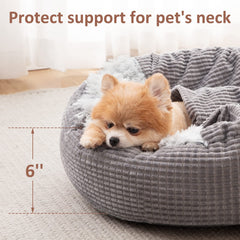 MIXJOY cama 23 pulgadas; ideal para mascotas pequeñas que buscan refugio.
