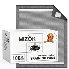 Almohadilla MIZOK para orina de perro con carbón activado, neutraliza olores.
