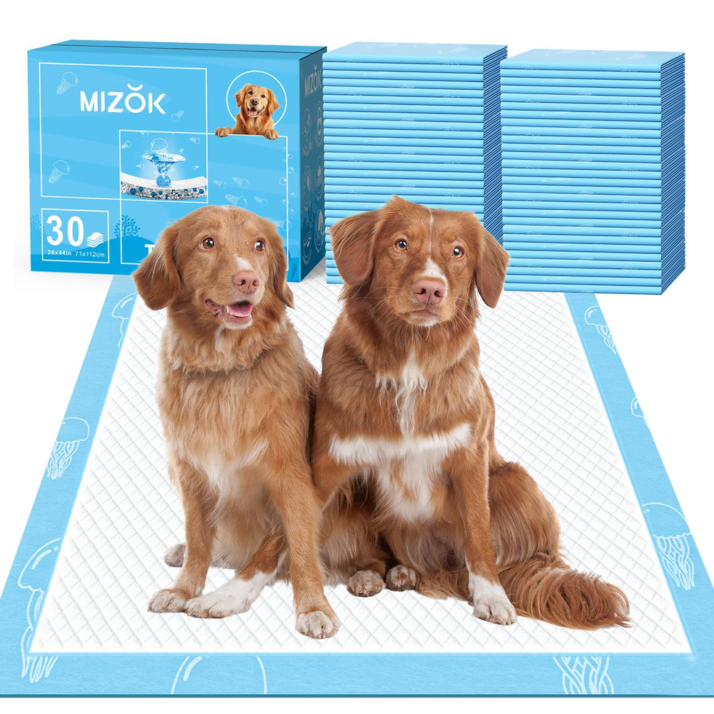 MIZOK almohadilla para perros 28x44 con patrón medusa marina, ideal para entrenamiento.