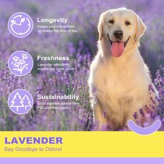MIZOK almohadillas 30x36 lavanda para mayor cobertura y comodidad