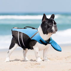 Mklhgty salvavidas para perro con asa de rescate superior para facilitar el rescate