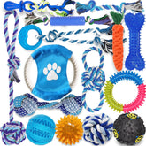 Mnubsrva Juguete: anillo espinoso para perros, masaje suave de encías y limpieza dental