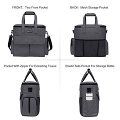 Modoker bolsa con amplios bolsillos interiores para organizar comida y accesorios.