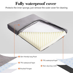 Cubre-impermeable TPU removible protege la espuma y facilita la limpieza