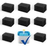 Fuente para gatos Monsin con esponja prefiltro para agua más limpia.