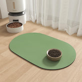 MontVoo alfombra absorbente para comida de perro, evita manchas y facilita la limpieza.