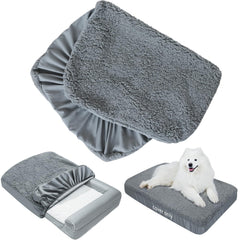 Moonsea funda cama perro suave plush, confort diario para tu mascota.