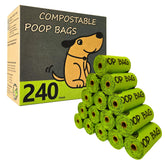 Moonygreen rollos de bolsas compostables para heces de perro, fáciles de usar.