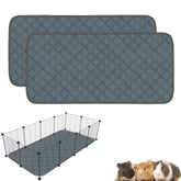 Almohadillas Mooydee dos paquetes para jaula cobayas, base suave y absorbente.