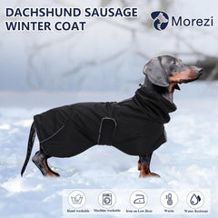 Chaleco Morezi para dachshund con correas ajustables para un ajuste cómodo