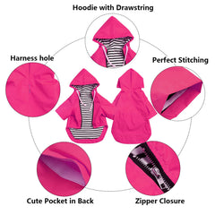 Morezi impermeable con bolsillo trasero para llaves y snacks