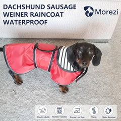 Morezi impermeable para perro con cobertura total cuello y cola, protección completa.