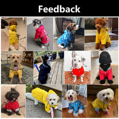 Morezi impermeable para perros con botones reflectantes para mayor visibilidad nocturna.