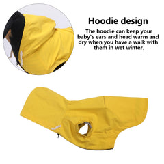 Morezi impermeable con ojal para arnés, cómodo para paseos sin quitar arnés