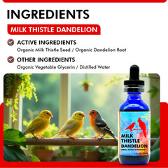 Morning Bird frasco-detox para higado de aves con gotero