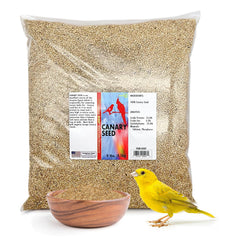 Semilla Morning Bird canario en bolsa de 9 libras para nutrición diaria de aves.