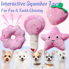 MOSYZEO fresa peluche, color vivo para juegos de búsqueda y estimulación