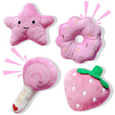 MOSYZEO paleta peluche, juguete suave para perros pequeños, ideal para morder y jugar