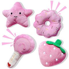MOSYZEO paleta peluche, juguete suave para perros pequeños, ideal para morder y jugar