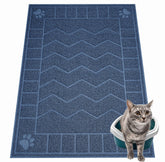 Motsamla tapis-litière chat-grille-retention: capture efficacement la litière et protège les sols.