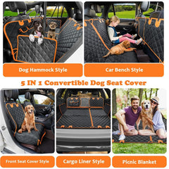 Funda mp-dog cubierta-asiento hamaca con ventana de malla para ventilación.