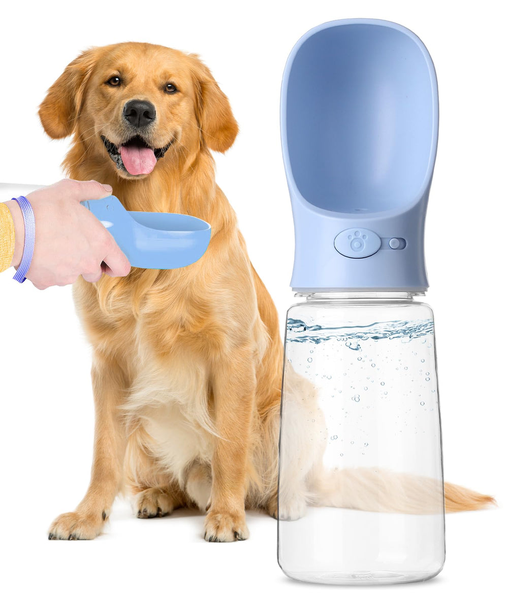 Mr. Pen botella de agua para perro portátil 19oz azul, ideal para paseos