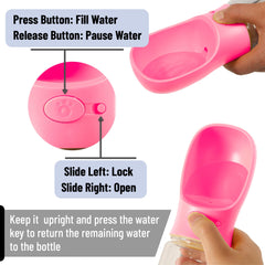 Dispensador de agua con un clic de Mr. Pen, ideal para aventuras al aire libre.