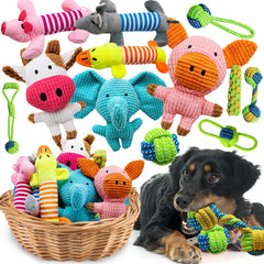 Juguete para cachorro parlante de peluche Mruq pet para estimular juego y curiosidad