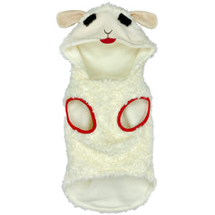 Multipet Lamb Chop: disfraz perruno XL para fotos divertidas y eventos temáticos.