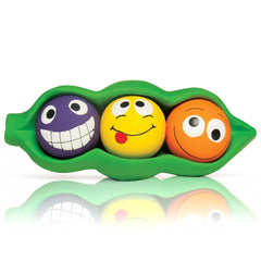 Multipet tres-bolas-latex-3pulgadas listas para juego interactivo y masticación.