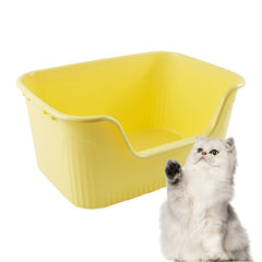 MUUG bandeja para gatos grande con lados altos, ideal para gatos activos.