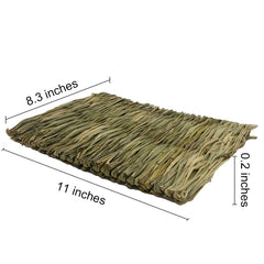 MUYG esterilla de paja natural para uso interior y exterior.