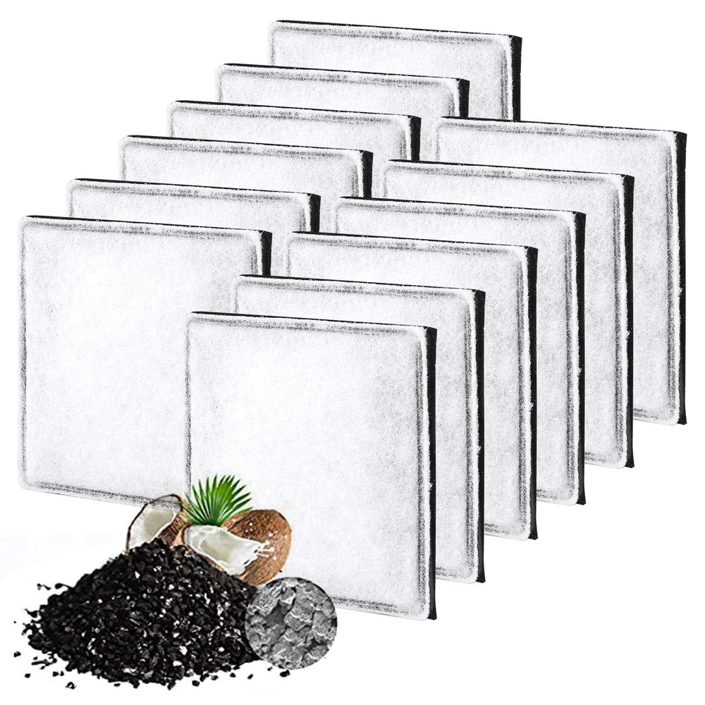Filtros de carbono MyfatBOSS para Catit Mini Flower en paquete de repuestos.