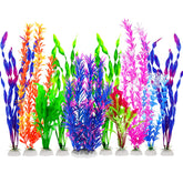 MyLifeUNIT plantas azules para acuario, refugio natural para peces