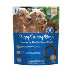 N-Bone anillos de denticion para cachorros con sabor a maní para morder con seguridad