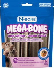 N-Bone Mega-Bone destaca durabilidad de masticación para perros activos.