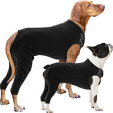 Nanaki traje de recuperación para perros, cubre la pierna trasera y protege la herida.