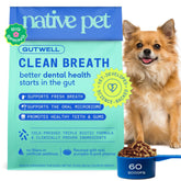 Native Pet GutWell polvo dental: ayuda a controlar la placa y mejora el aliento de tu perro