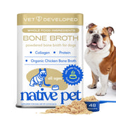 Native Pet polvos de caldo de huesos para perros y gatos, hidratan y nutren