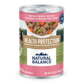 Natural Balance Protection de la Salud: lata con salmón en caldo, sabor suave para la digestión