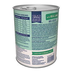 Natural Balance Original Ultra: lata cordero arroz zanahorias, fibra saludable para la digestión.