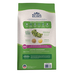 Natural Balance proteína vegetal con cebada y guisantes, nutrición sin carne.