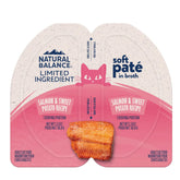 Natural Balance salmon batata divididas: porciones listas para servir para estómagos sensibles.